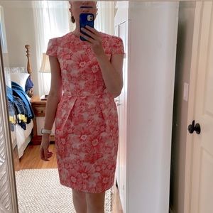 Electric Red wiggle dress